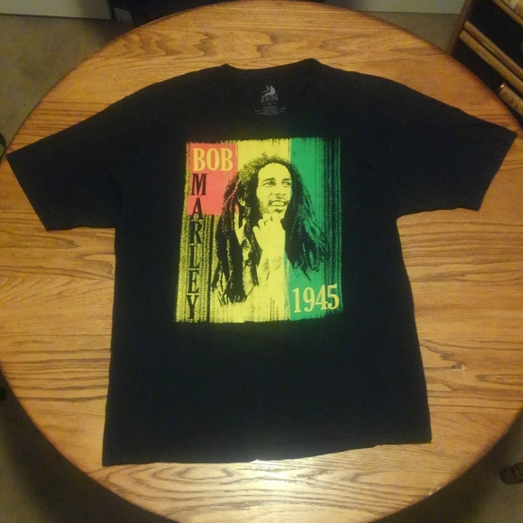 🌞 Bob Marley 🇯🇲 Shirt Zion 🦁 Rootswear XL Rasta Colors Reggae 🎵 🎸 Legend - Picture 1 of 7